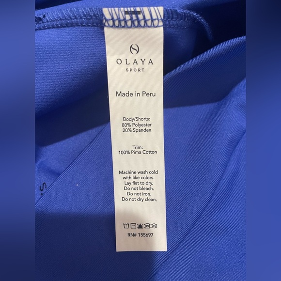 Olaya Sport Power Dress Deep Blue Size XS Stretchy Athletic Golf Tennis Shorts - Picture 5 of 16